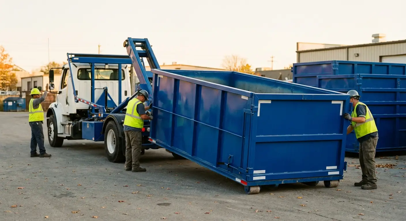 Commercial waste management and dumpster rental logistics in Victorville, CA