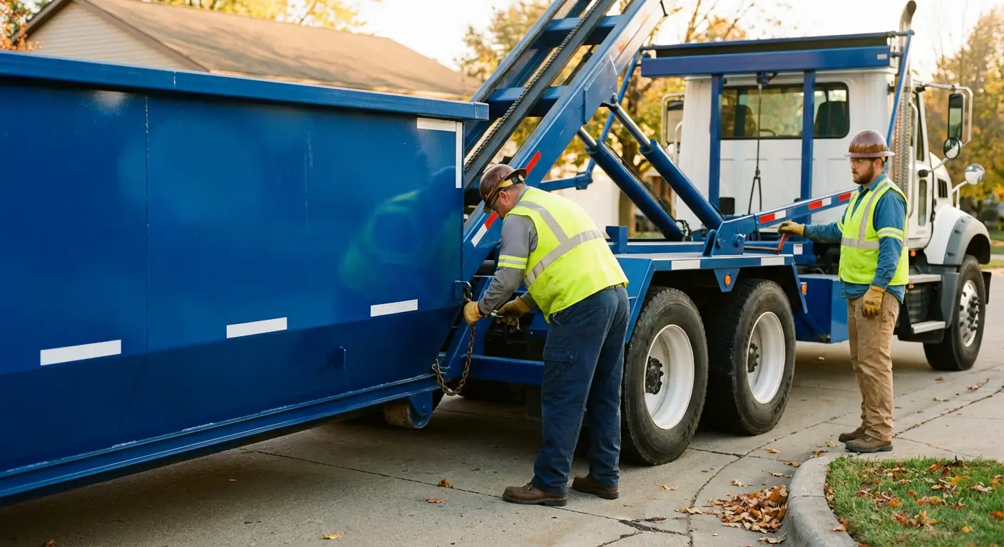 Dumpster delivery safety protocols in Victorville, CA